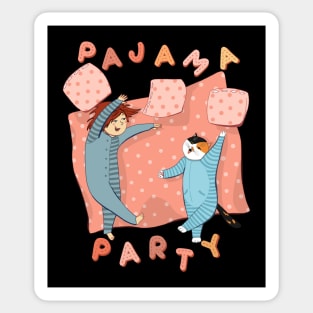 Pajama party Sticker